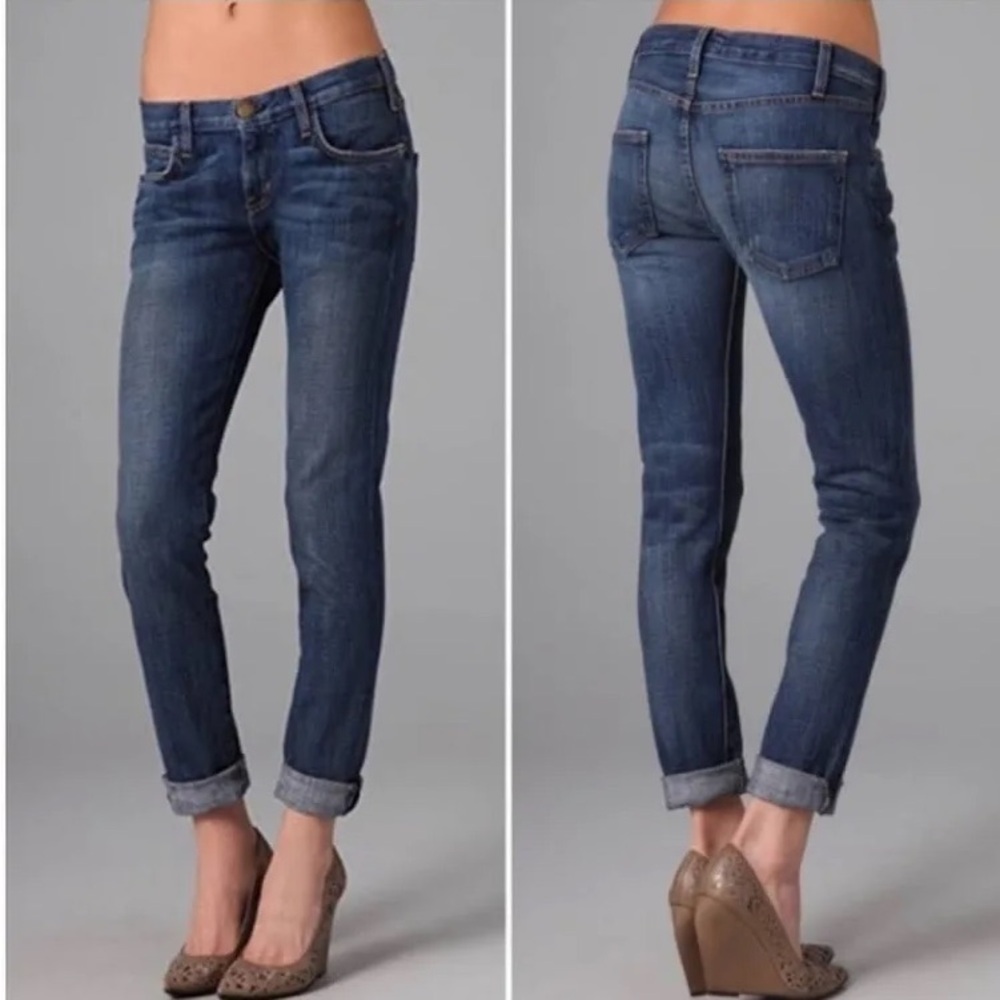 𝅺CURRENT/ELLIOTT The Roller Jeans casual stretch comfort everyday Jean size 31‎